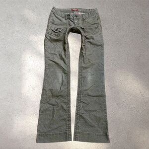 Unionbay Ultra Low Rise Brown Utility Trouser Pants